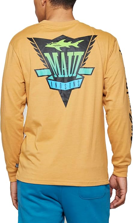 Vintage Shark Control Shirt for Men & Women | Retro Crew Neck Long Sleeve Graphic Tee Designed for Everyday Comfort