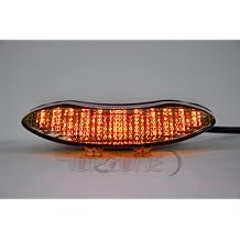 TOPZONE Fit Triumph 2011-2012 Sprint GT; 2009-2010 Speed Triple ; LED Rear Lamp Brake Taillight + Integrated Turn Signal (Clear Color)