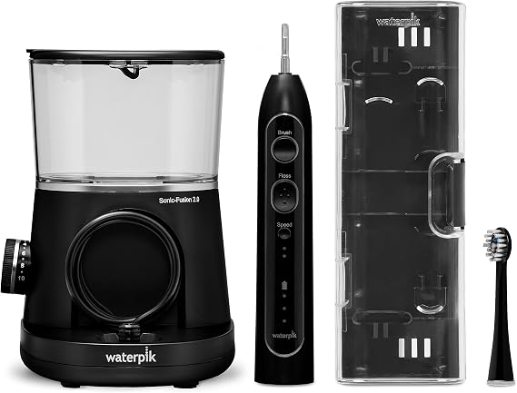 Waterpik Sonic-Fusion 2.0 Flossing Electric Toothbrush, Black