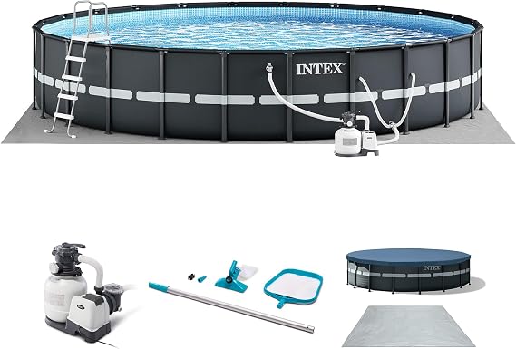 INTEX Ultra XTR 18ft x 52in Above Ground Swimming Pool Set Bundle