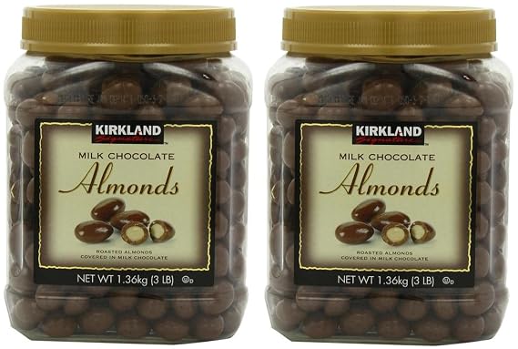Signatures Milk Chocolate, Almonds, 48 Ounce XartTe, 2Pack (48 Ounce)