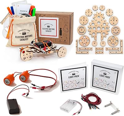 Tinkering Labs Complete STEM Kit Collection | Invented by Silicon Valley Engineers for Kids 8 | Includes All 4 Tinkering Labs Learn Electronics, Science | Great Gift for Smart Kids