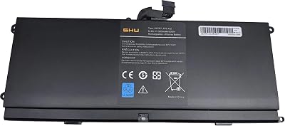GHU New Battery 53 WH Li-Polymer NMV5C Compatible with Dell XPS 15Z L511Z L511X 5834El 7502Els Fit PN 0HTR7 0HTR7 OHTR7 0NMV5C 075WYZ 75wy2 075WY2 14.8V or Volt