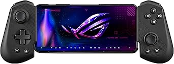 ASUS Mobile Gaming Controller for ROG Tessen/Android/Up to 7 inch, Thickness 7-14.5mm Smartphone-Mountable, Foldable Design, USB-C Connection, Button Remap, Pass-Through Charging, Authorized Dealer