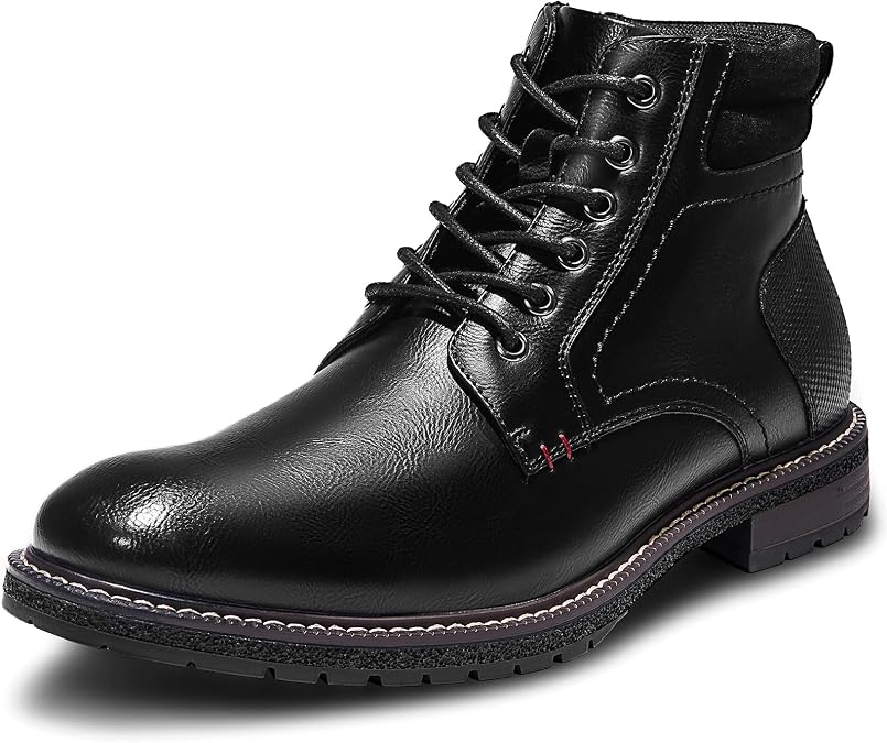 Mens Casual Lightweight Chukka Boot with Side Zipper for Daily Wear