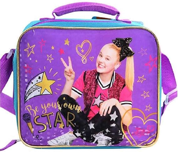 JoJo Siwa Lunch Bag with Strap- Purple