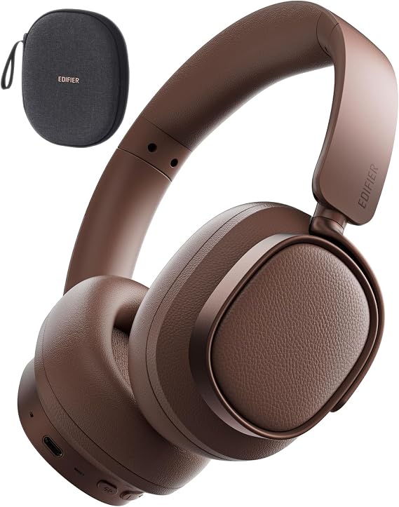 Edifier ES850NB Wireless Over-Ear Headphones with ANC & Hi-Res Brown