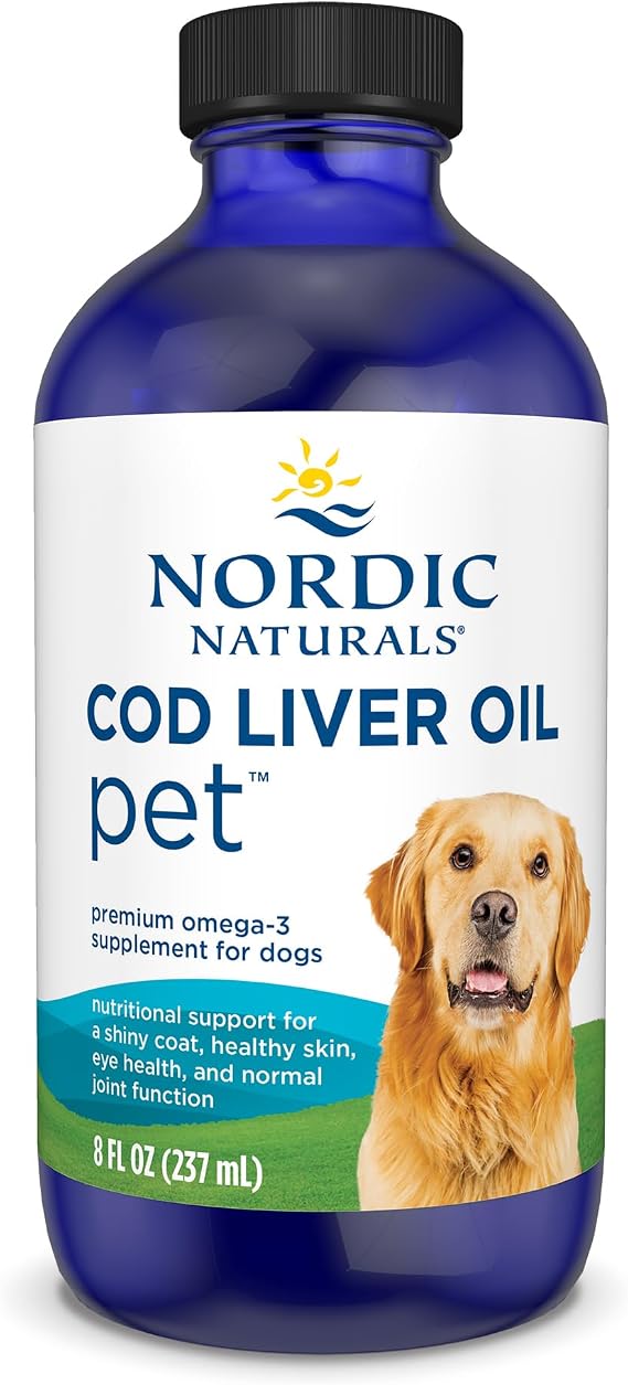 Nordic Naturals Pet Cod Liver Fish Oil for Large Breed Dogs 237ml