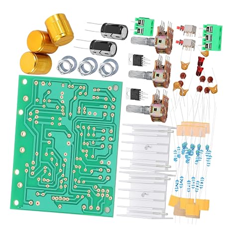 1Set DIY Stereo Amplifier Board Kit Dual Channel Audio Power Amplifier for Home Audio System Easy Assembly Durable Materials Enhance Your Includes