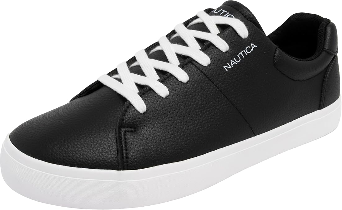 Nautica Men's Casual Shoe, Classic Lace-Up Low Top Loafer, Fashion Sneaker - in Medium & Wide Width Sizes