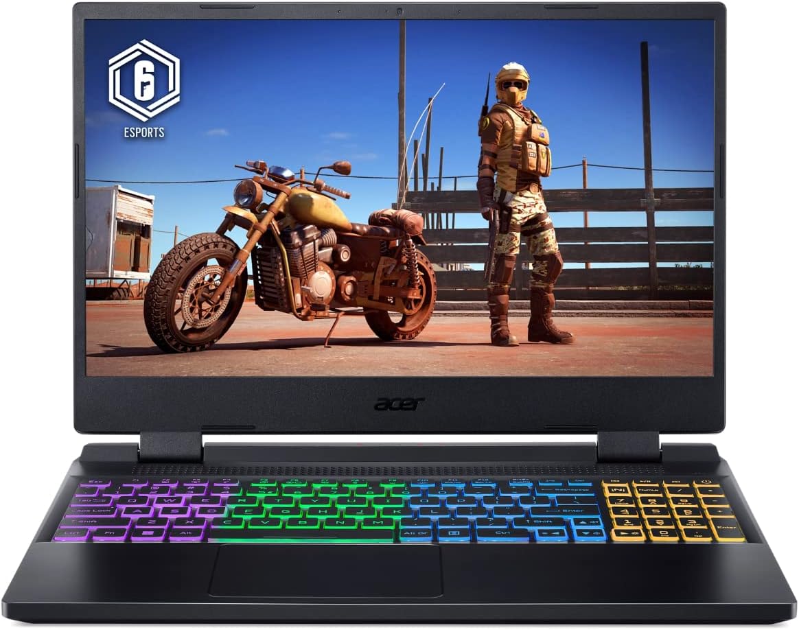 acer Nitro 5 AN515-2023 Gaming Laptop - 15.6 FHD IPS - 165Hz 10-Core Intel i7-12650H - 24GB DDR5 2TB SSD - NVIDIA GeForce RTX 4060 8GB GDDR6 Thunderbolt 4 - Backlit Keyboard - Win10 Home