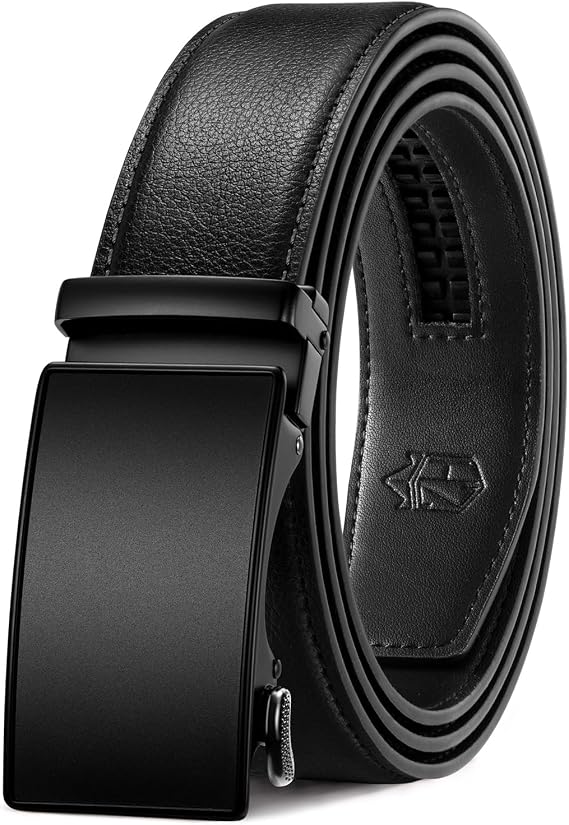 Zitahli Mens belt - Adjustable Leather Ratchet Belts for Men with Gift Box
