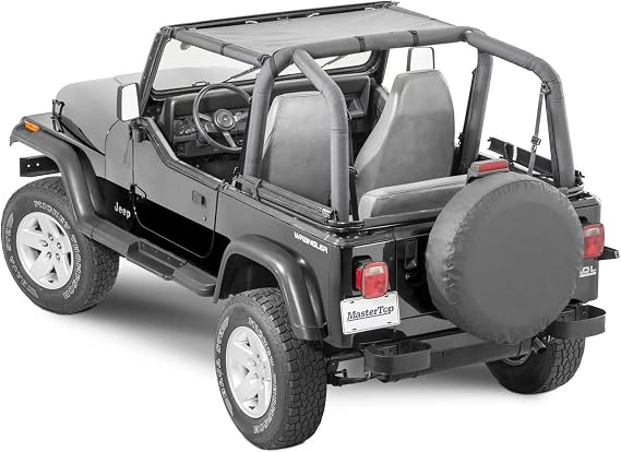 MasterTop Bikini Mesh Top Sunshade - Fits Jeep Wrangler YJ 1987-1995