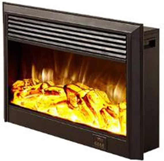 Heater Electric Electric Built-in Electric Fireplace with Realistic Surround and 3D Flame Temperature Adjustment with Remote Control 750x180x650mm