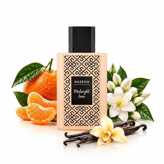 NASEEM Midnight Love Aqua Parfum 50ml | Luxury Perfume For Women | Prestige Collection | Long-Lasting Fragrance | Alcohol-Free Eau De Parfum