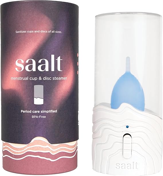 Saalt Menstrual Cup Steamer, Period Cup and Disc Sanitizer