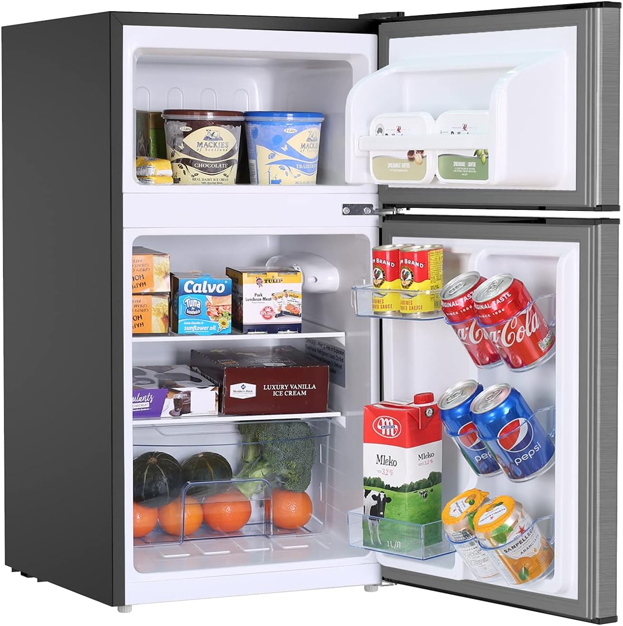 Frestec 3.1 CU 2-DOOR MINI FRIDGE