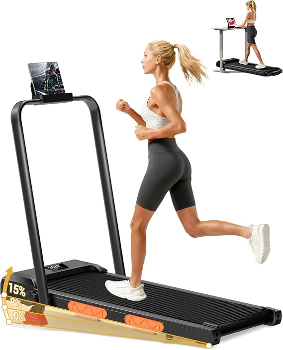 Walking Pad with 16% Incline, Treadmills for Home