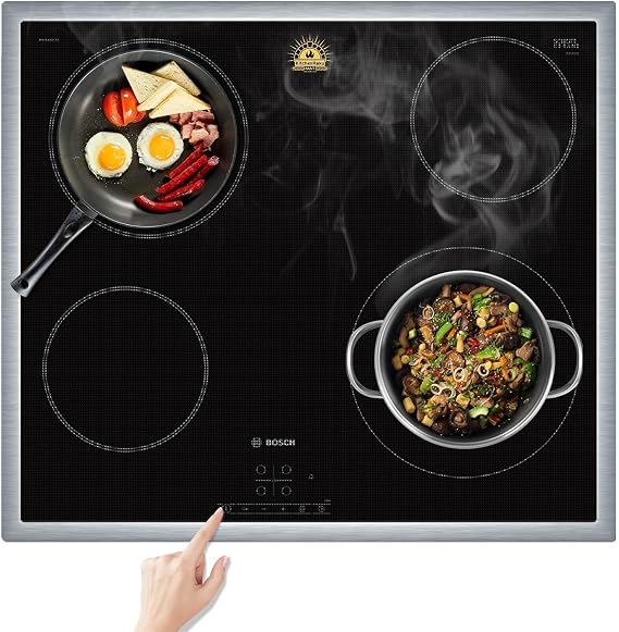 Large Translucent Magnetic StoveTop Protector - 21.2x35.4 inch, Electric Stove Burner Cover, Glass Top Stove Cover, Induction Cooktop Protector