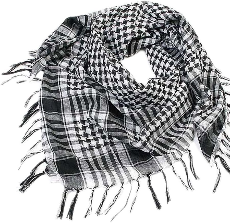 Scarf Shawl Wrap Shemagh Keffiyeh Shawl Wrap 1PC Unisex Palestine Classic Arab Plaid Scarf Women Man Fashion