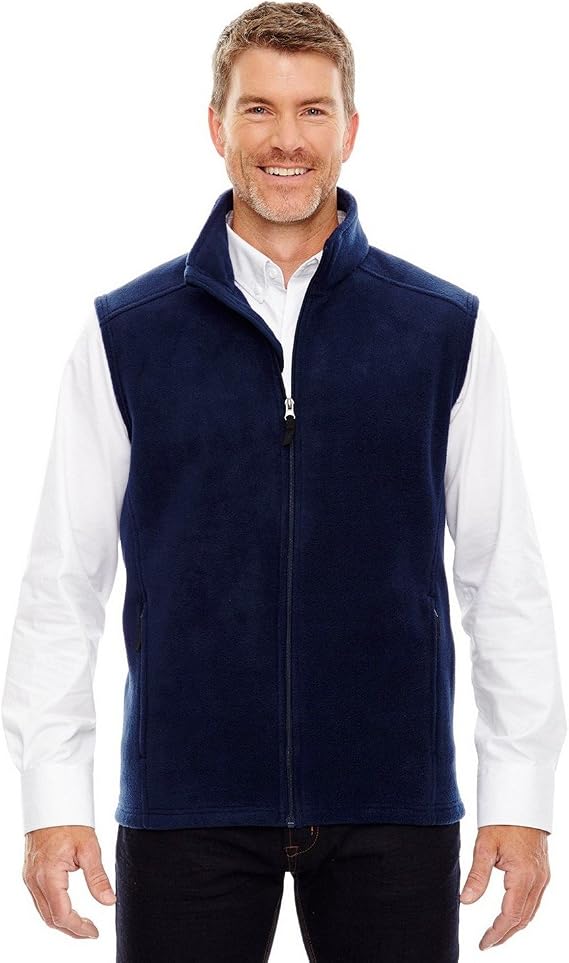 Ash City - Core 365 Men's Tall Journey Fleece Vest 2XT CLASSIC NAVY