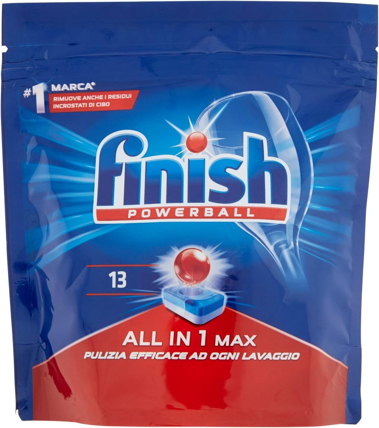 Finish All-in-One Max Dishwasher Cleaner, 13 Tabs, 242 g Regular
