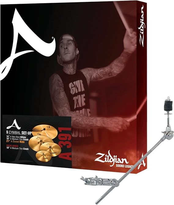 Zildjian A391 A Zildjian Box Set w/ Cymbal Arm and Clamp