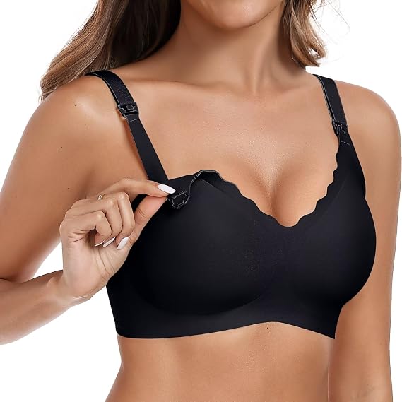 Vertvie Seamless Nursing Bras for Breastfeeding Jelly Support
