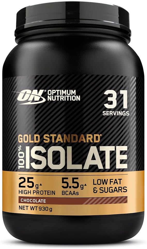 Optimum Nutrition Gold Standard 100% Isolate Whey Protein Powder, 930g