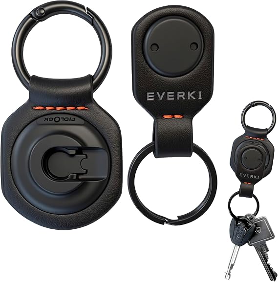 EVERKI Quick Release Keychain Magnetic & Detachable with Dock & Key Ring