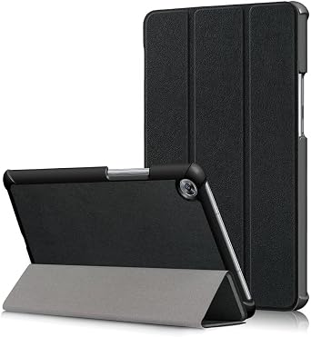 Kepuch Custer Case for Huawei MediaPad M5 8.4 SHT-AL09 SHT-W09,Ultra-Thin PU-Leather Hard Shell Cover for Huawei MediaPad M5 8.4 SHT-AL09 SHT-W09 - Black