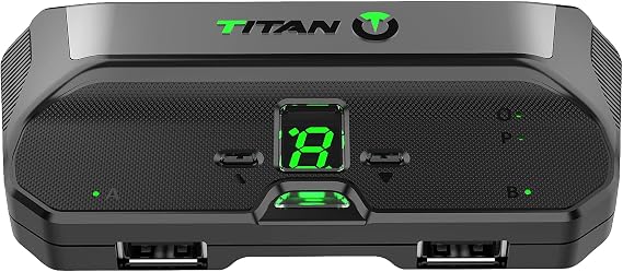 Titan Two Device Crossover Gaming Adapter and Converter for PS5(Remote Play) PS4 PS3 Xbox One 360 Nintendo Switch. Controller Emulator, Programmable Scripts, Macros, Mods, Remapping, Keyboard, Mouse.
