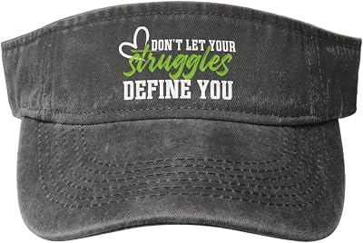 Don T Let Your Struggles Befine You Sun Visor Hats for Women Men Sun Hat Vintage Golf Hat Adjustable Baseball Cap