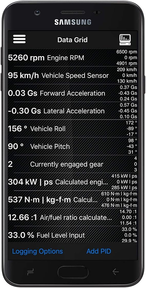 AutoMeter 6036 OBD-II Wireless Module Bluetooth DashLink for Apple iOS & Andriod