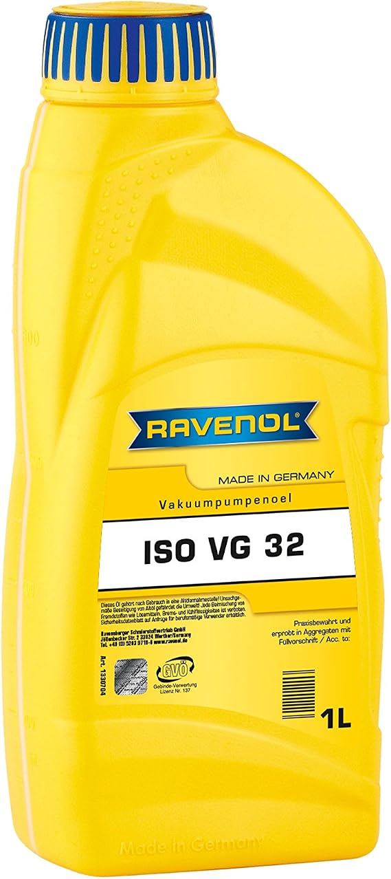 RAVENOL J1V8001-001 Vacuum Pump Oil ISO VG 32 (1 Liter)