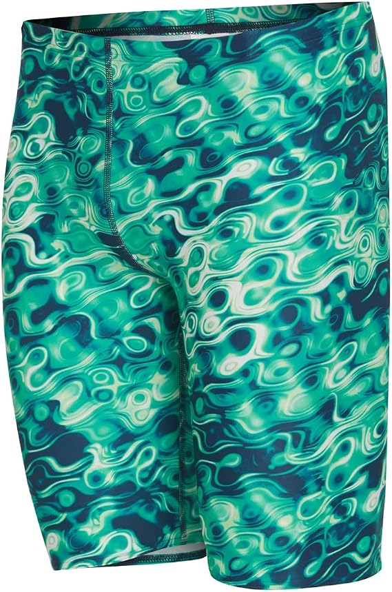 iSwim Jammer Swimsuit Boys' Competitive Swim Shorts, Quick Dry, UPF 50+, Lined, Athletic Fit