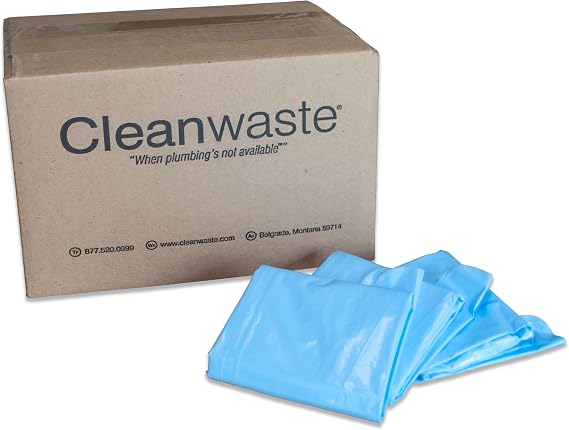 Sani-Bags by Cleanwaste, Disposable Commode Bags, Pack of 50
