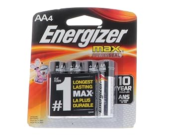 EVEE91BP4 - Energizer AA Size Alkaline General Purpose Battery
