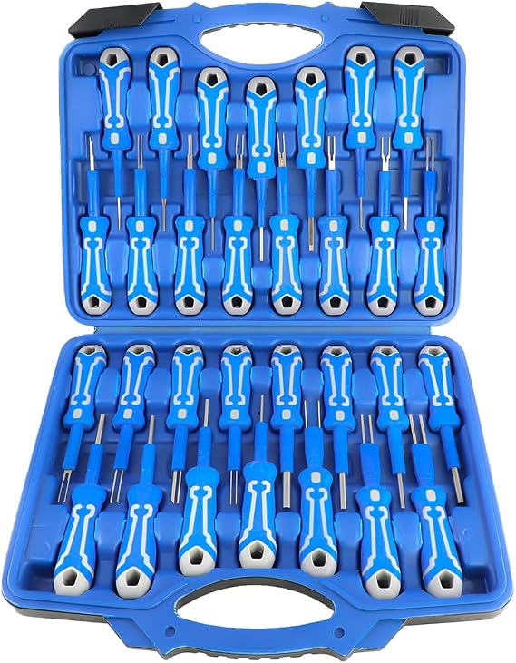 DPTOOL 30Pcs Electrical Terminal Removal Tool Kit for Most Vehicle Models