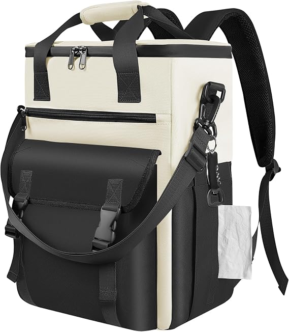 Cooler Backpack, 36 Cans Insulated & Leak Proof Backpack Cooler for Women, Stylish & Portable & Waterproof Cooler Bag, Soft Ice Chest Lunch Box for Beach Picnic Outdoor Travel Work
