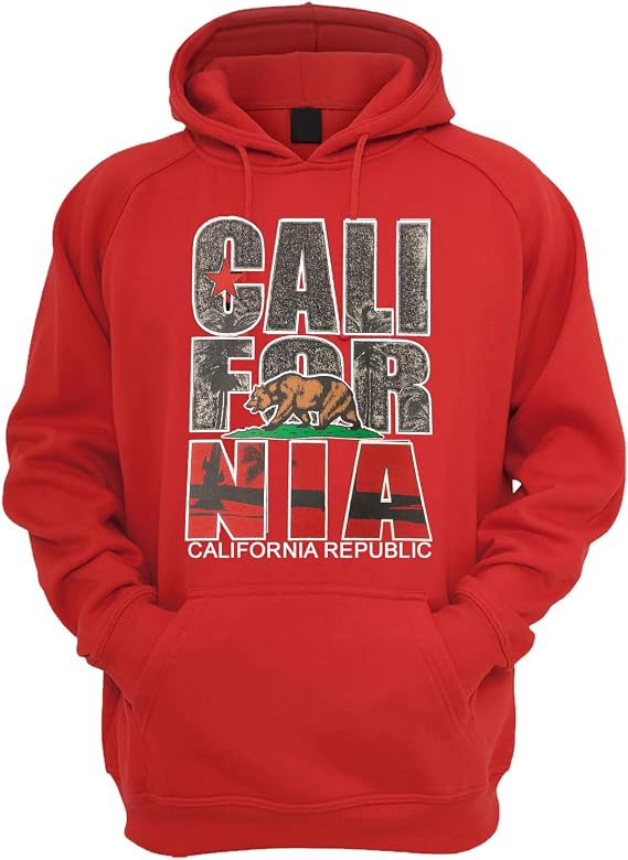 California Republic Design Unisex Hoodie Hooded Sweatshirt