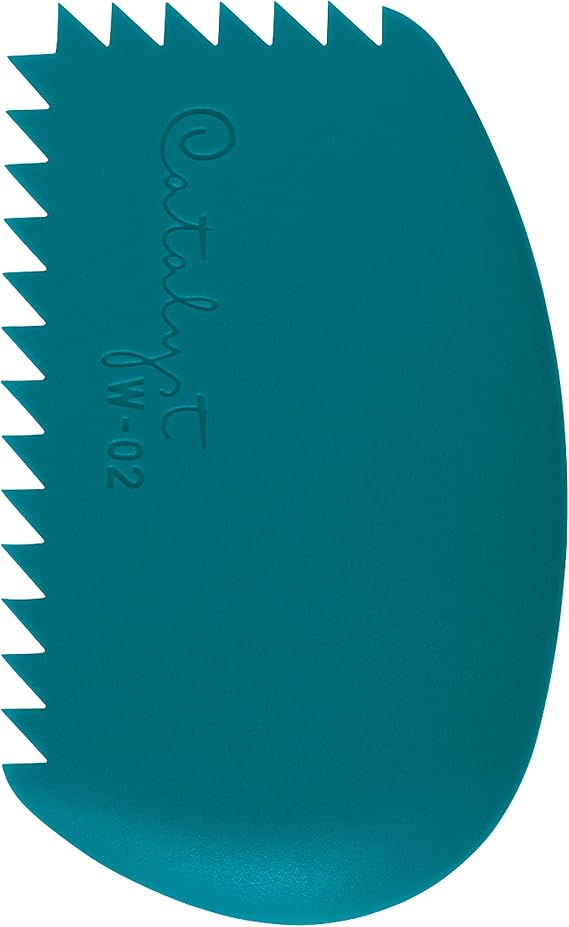 Princeton Artist Brush Catalyst Silicone Wedge Tool, Blue W-02