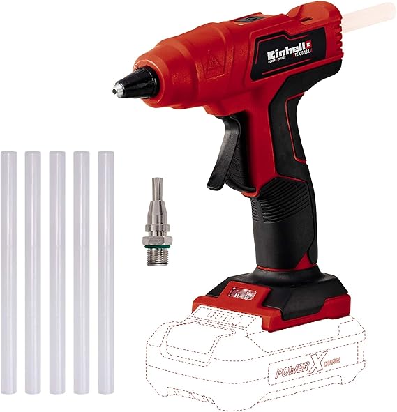 Einhell Akülü Silikon Mum Tabancası TE-CG 18 Li-Solo 4522200