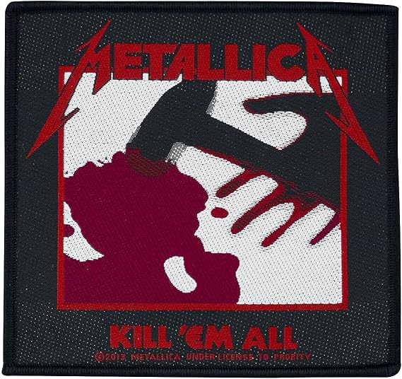 Metallica Men's Kill 'Em All Woven Patch Multi