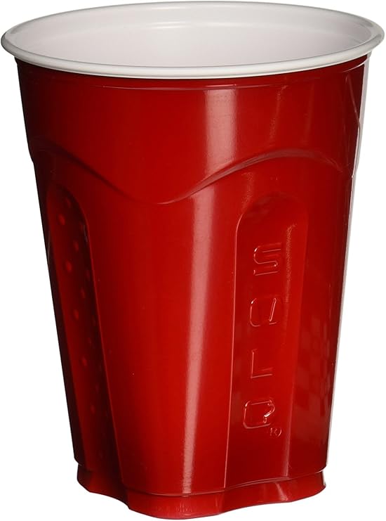 Solo Squared Red Cups, 18 Oz, 72 Count