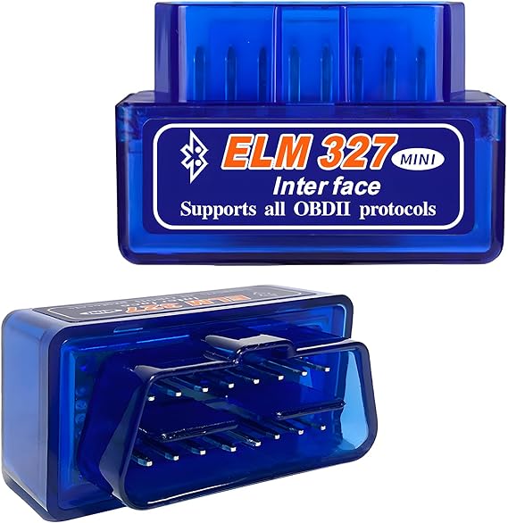 2 PCS ELM327 OBDII Car Auto Diagnostic Scanner, Professional Auto Bluetooth Scan Tool Failure Detector, Mini Wireless Engine Fault Code Reader Diagnostic Tool for Most OBDII Vehicles