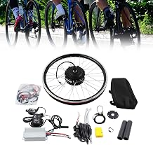 36V E-Bike Front WheelRear Conversion Kit Electric Bicycle Motor Kit with LED Display High Speed Brushless Gearless Hub Motor Kit