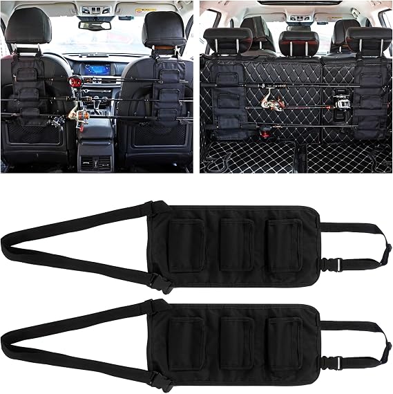 Cooltto Fishing Rod Holder for Car/Truck/SUV Holds 3 Rods on Seat