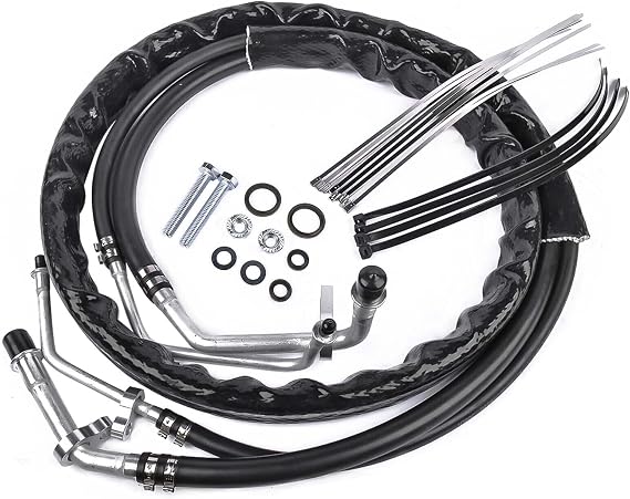 C68100 Rear/Aux AC Lines Compatible with Dodge Grand Caravan Town & Country 2012-2019 3.6L Engine