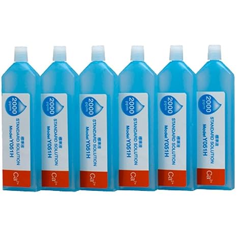 HORIBA Y051H Calcium Ion Standard Solution 2000ppm for LAQUAtwin Ca-11 (Bottle of 6)